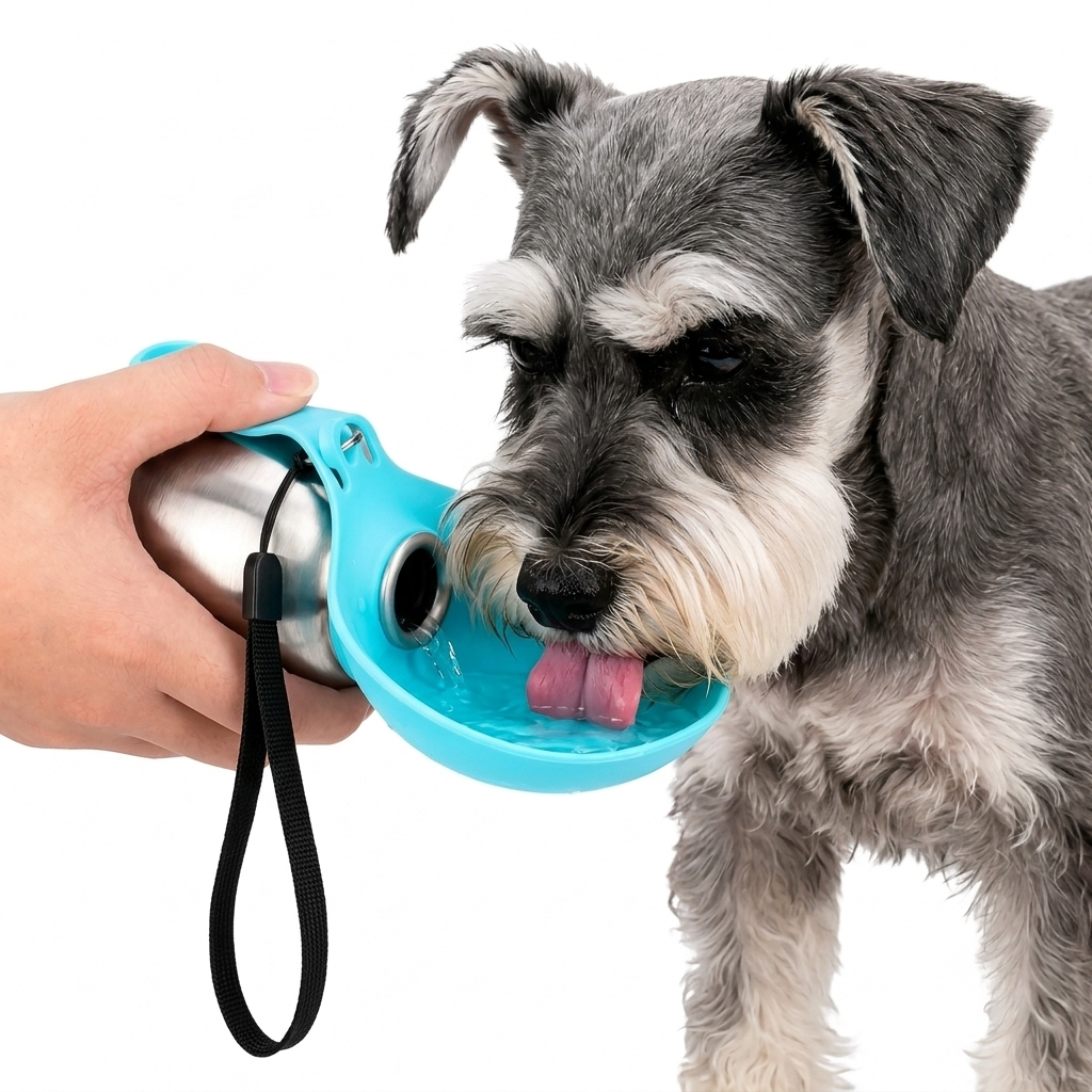 Botella de Agua Portátil para Perros