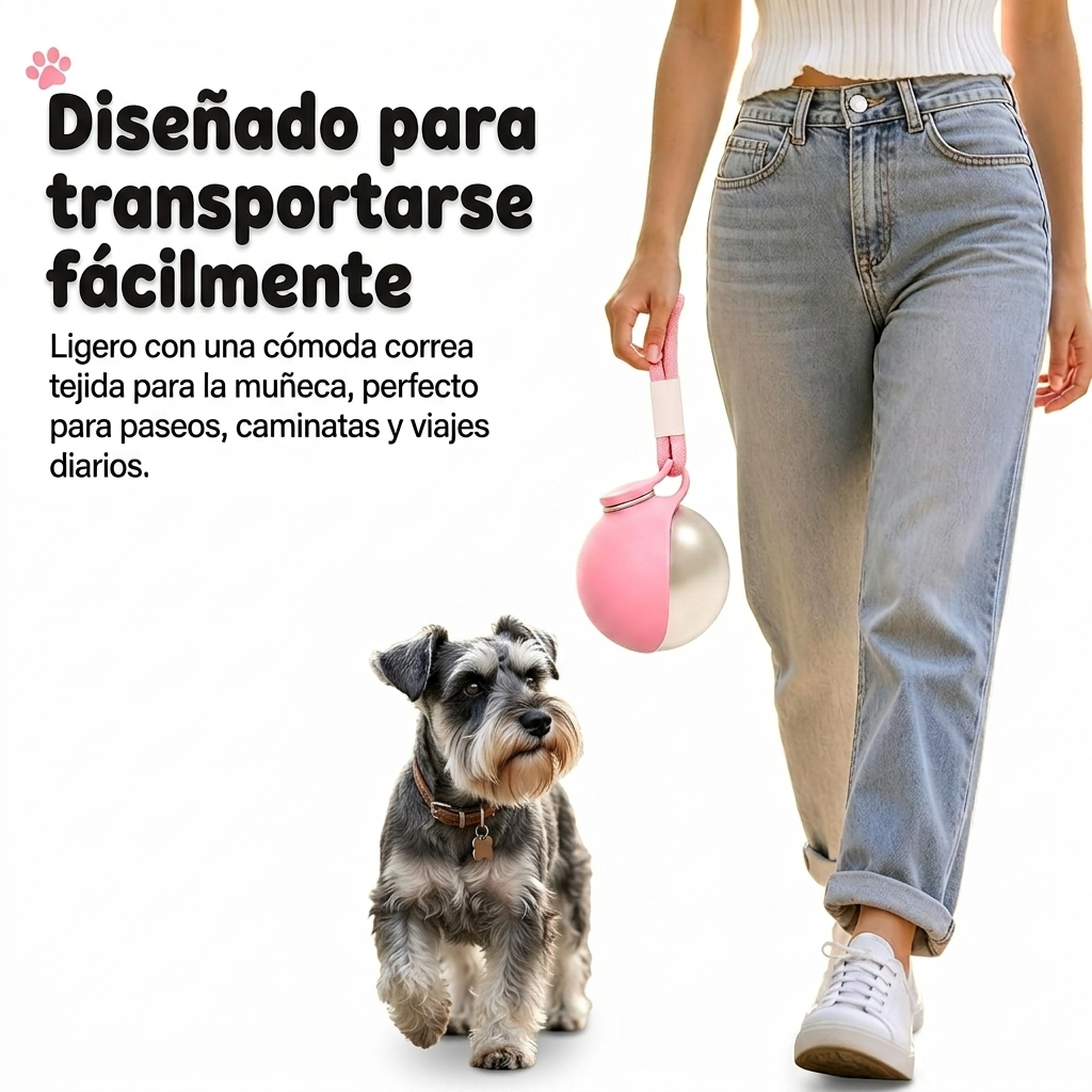 Botella de Agua Portátil para Perros