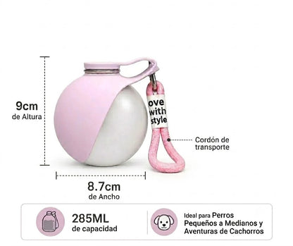 Botella de Agua Portátil para Perros